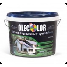 Краска водно-дисперсионная фасадная (3.0 кг) OLECOLOR
