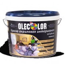 Краска акриловая интерьерная высокоукрывистая (1 кг) OLECOLOR